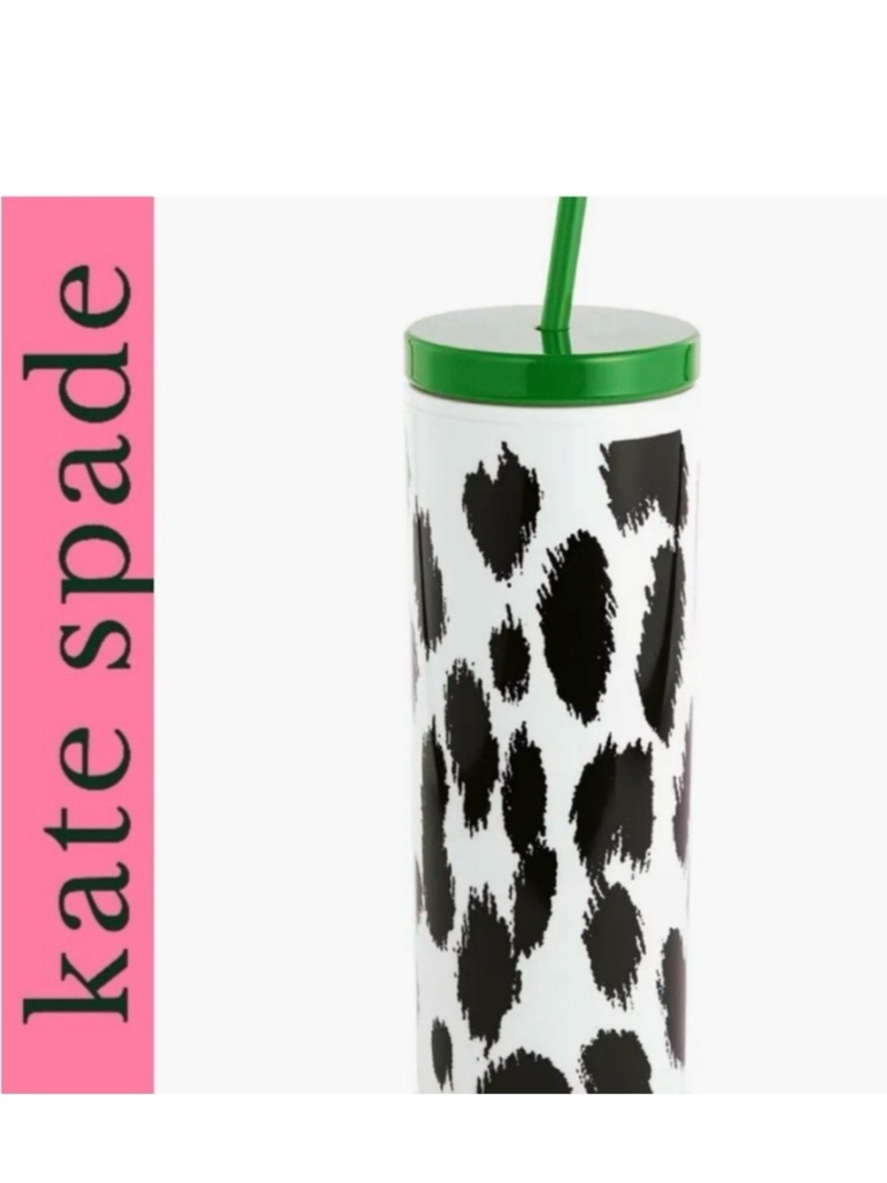 ♠️ kate spade ♠️ Insulated Tumbler with reusable straw NWT